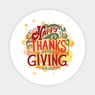 Happy thanks giving Magnet